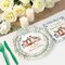 150 PCS Woodland Baby Shower Plates Set Decorations - Woodland Animals Paper Plate Cups and Napkins Disposable Tableware Woodland Theme